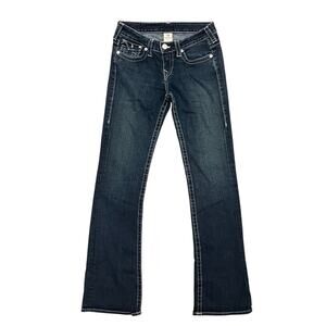 True Religion Low Rise Flared Jeans Size 28